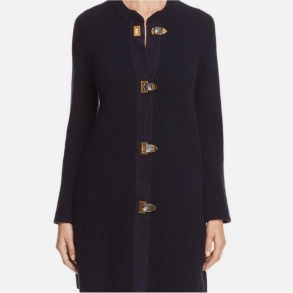 Tory Burch Rory Sweater blazer with Gold Accents